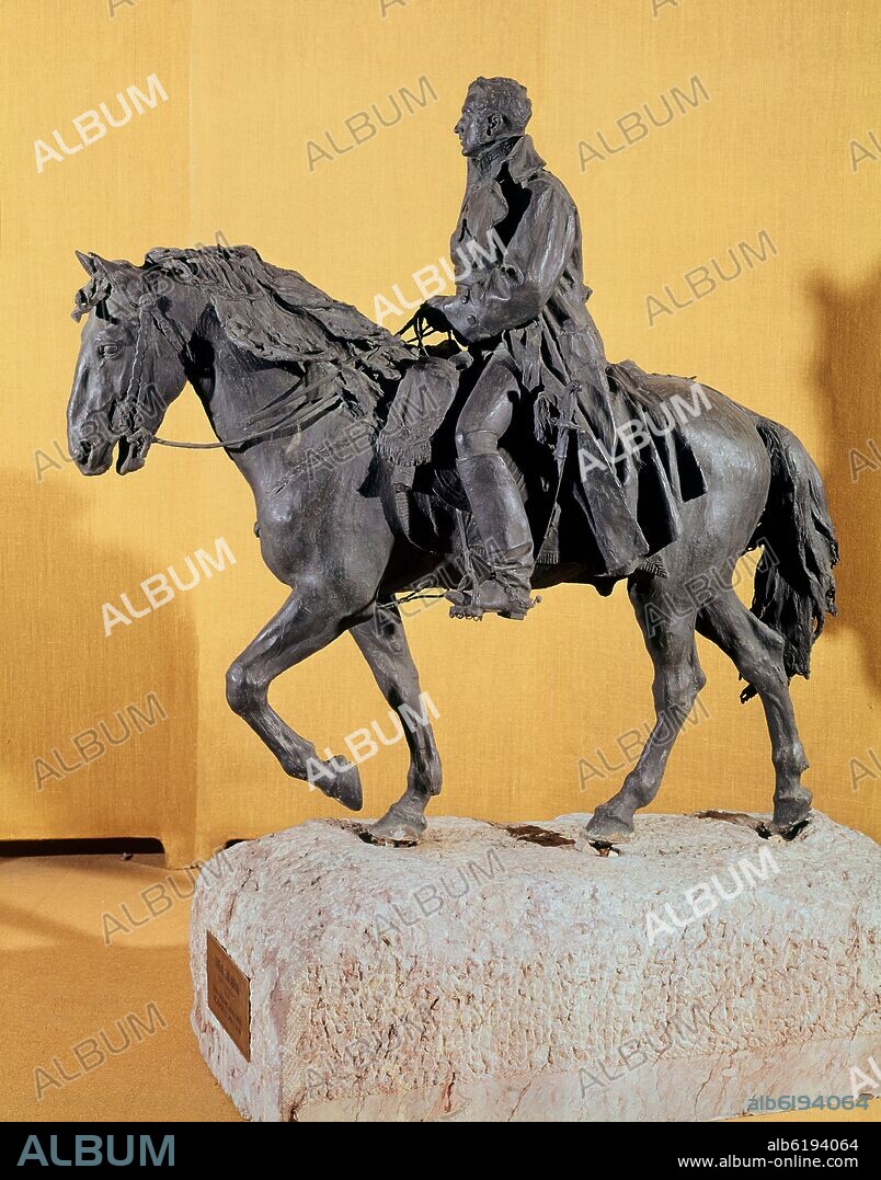 MARIANO BENLLIURE Y GIL. EL GENERAL SAN MARTIN - 1921.