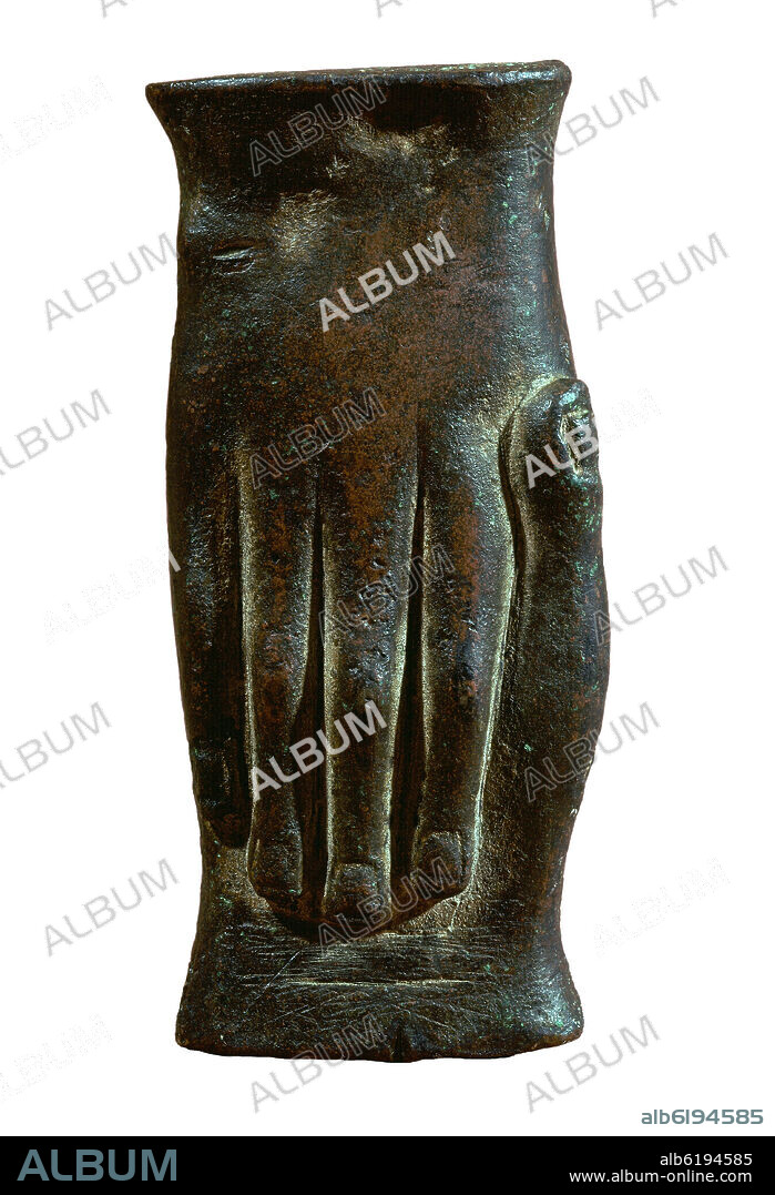TESERA DE HOSPITALIDAD EN BRONCE ROMANO.