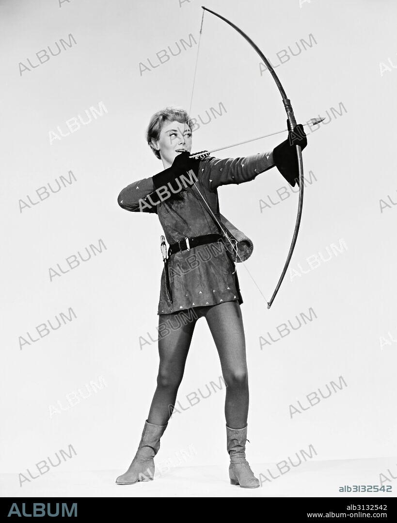 GLYNIS JOHNS in THE COURT JESTER, 1955, directed by MELVIN FRANK and NORMAN PANAMA. Copyright PARAMOUNT PICTURES.