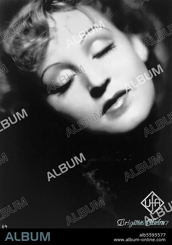 Helm, Brigitte, eigentl. Gisela Eva Schittenhelm Schauspielerin Berlin 17.3.1906 (a.Q. 1908)-Ascona (Schweiz) 11.6.1996. Foto, um 1935.