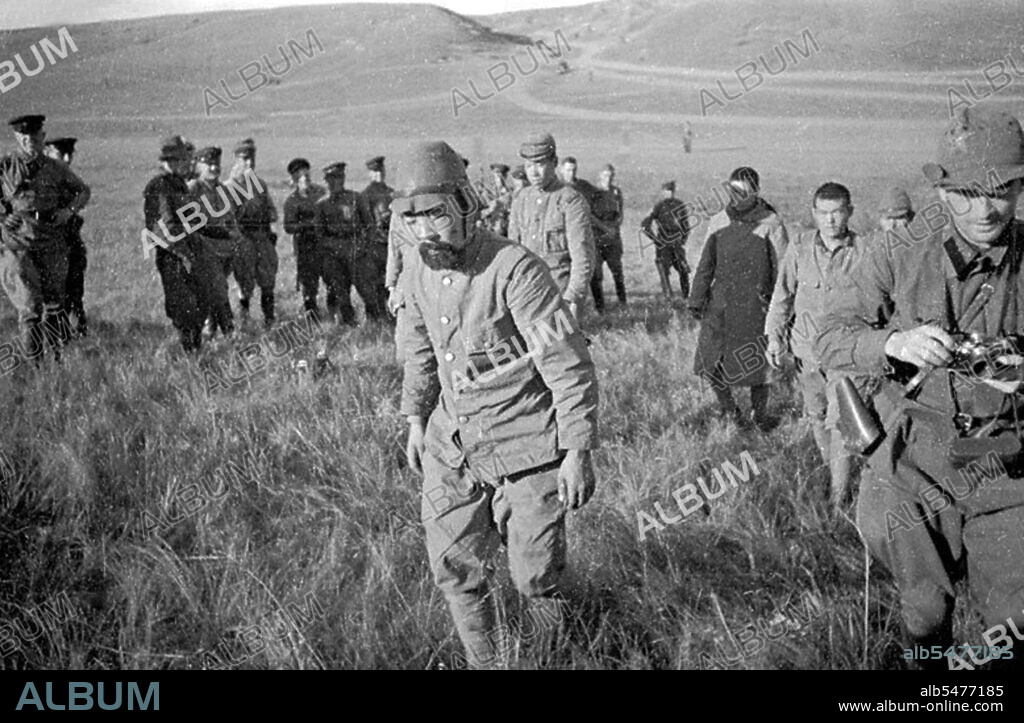 The Battle of Khalkhyn Gol was the decisive engagement of the undeclared Soviet–Japanese Border War fought between the Soviet Union, Mongolia and the Empire of Japan in 1939. The conflict was named after the river Khalkhyn Gol, which passes through the battlefield. In Japan, the decisive battle of the conflict is known as the Nomonhan Incident (Nomonhan Jiken) after a nearby village on the border between Mongolia and Manchuria. The battles resulted in total defeat for the Japanese Sixth Army. Casualty estimates vary widely: Some sources say the Japanese suffered 45,000 or more soldiers killed with Soviet casualties of at least 17,000. The Japanese officially reported 8,440 killed and 8,766 wounded, while the Soviets initially claimed 9,284 total casualties. Although this engagement is little known in the West, it had profound implications on the conduct of World War II. It may be said to be the first decisive battle of World War II, because it determined that the two principal Axis Powers, Germany and Japan, would never geographically link up their areas of control through Russia. The defeat convinced the Imperial General Staff in Tokyo that the policy of the North Strike Group, favoured by the Imperial Japanese Army, which wanted to seize Siberia as far as Lake Baikal for its resources, was untenable. Instead the South Strike Group, favored by the Imperial Japanese Navy, which wanted to seize the resources of Southeast Asia, especially the petroleum and mineral-rich Dutch East Indies, gained ascendancy, leading directly to the attack on Pearl Harbor two and a half years later in December 1941.