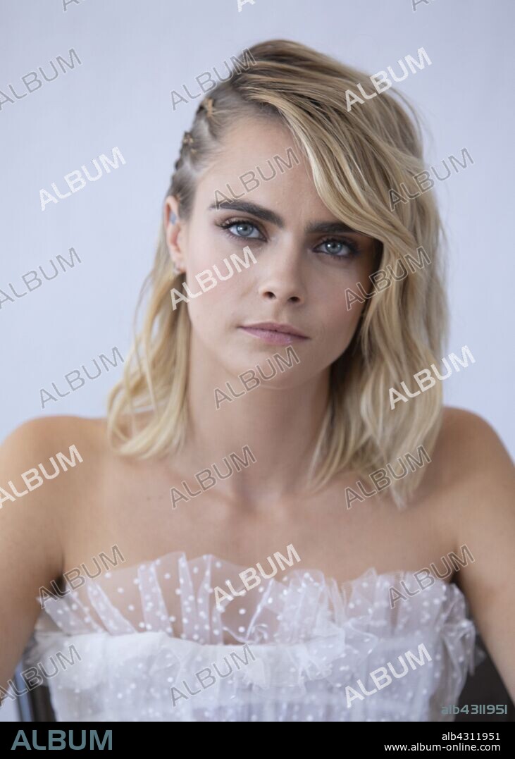 CARA DELEVINGNE. July 27, 2019, Hollywood, California, USA: English acrtess Cara Delevingne is photographed at the Beverly Hilton, while promoting the upcomin g Amazon TV fantasy .series, Carnival Row. 27/07/2019