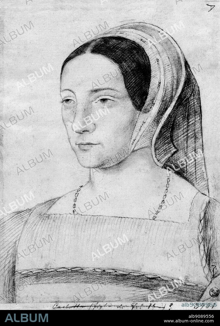 'Francoise de Foix, Dame de Chateaubriant' Jean Clouet.