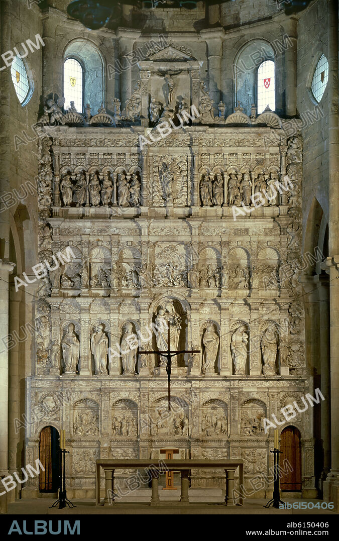 DAMIAN FORMENT CABOT. RETABLO MAYOR REALIZADO EN ALABASTRO - SIGLO XVI - RENACIMIENTO ESPAÑOL.