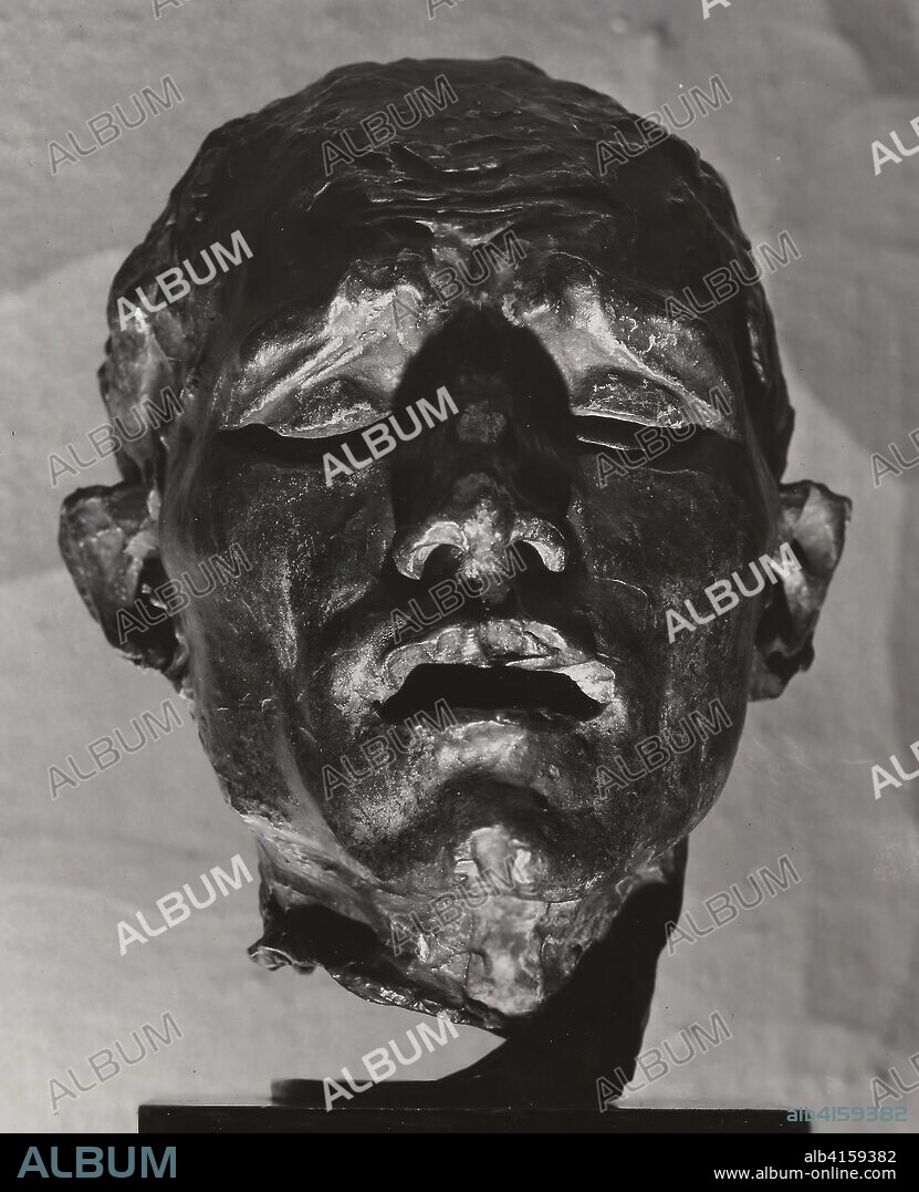 Head of Pierre de Wissant. Auguste Rodin; French, 1840-1917. Date: 1889. Dimensions: H. 28.6 cm (11 1/4 in.). Bronze. Origin: France.