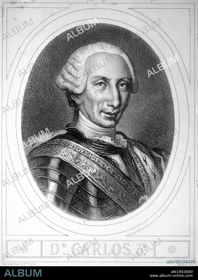 Carlos III de España (1716-1788), duque de Parma, rey de Nápoles, de Sicilia y de España.