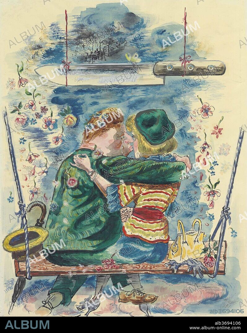 GEORGE GROSZ. Lovers. The Way of All Flesh.