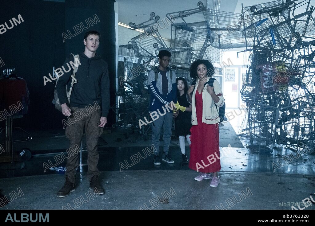 AMANDLA STENBERG, HARRIS DICKINSON, MIYA CECH et SKYLAN BROOKS dans THE DARKEST MINDS, 2018, réalisé par JENNIFER YUH NELSON. Copyright 21 LAPS ENTERTAINMENT.