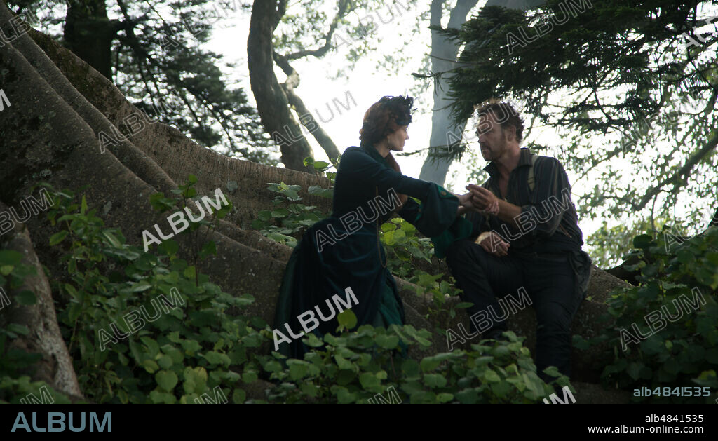 EVA GREEN and MARTON CSOKAS in THE LUMINARIES, 2020. Copyright BBC TWO/ SOUTHERN LIGHT FILMS/ WORKING TITLE TELEVISION.