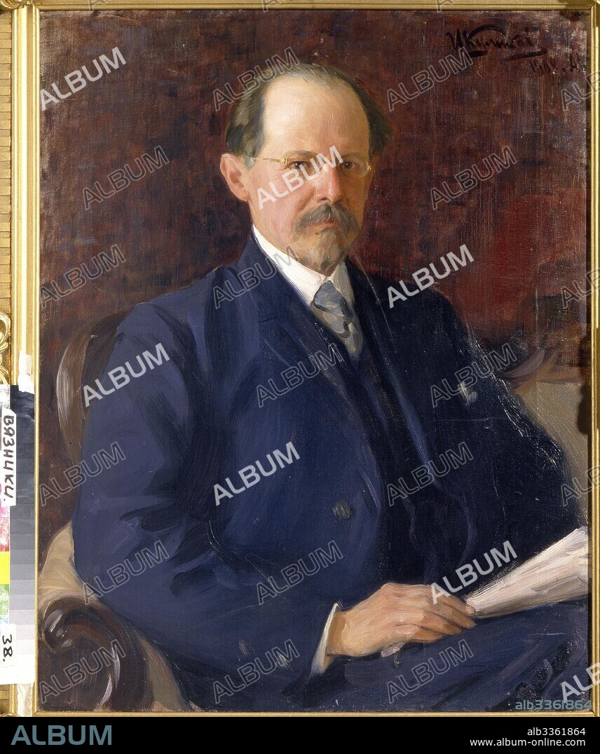 IVAN SEMYONOVICH KULIKOV. Portrait of Sergey Ivanovich Senkov.