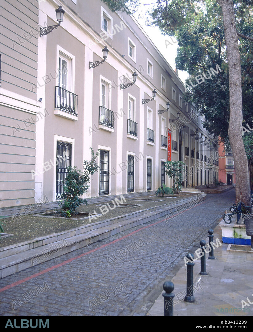 JUAN DAURA (1791-1844). MUSEO DE CADIZ SITUADO EN LA PLAZA DE LA MINA - EDIFICIO NEOCLASICO INAUGURADO EN 1838.
