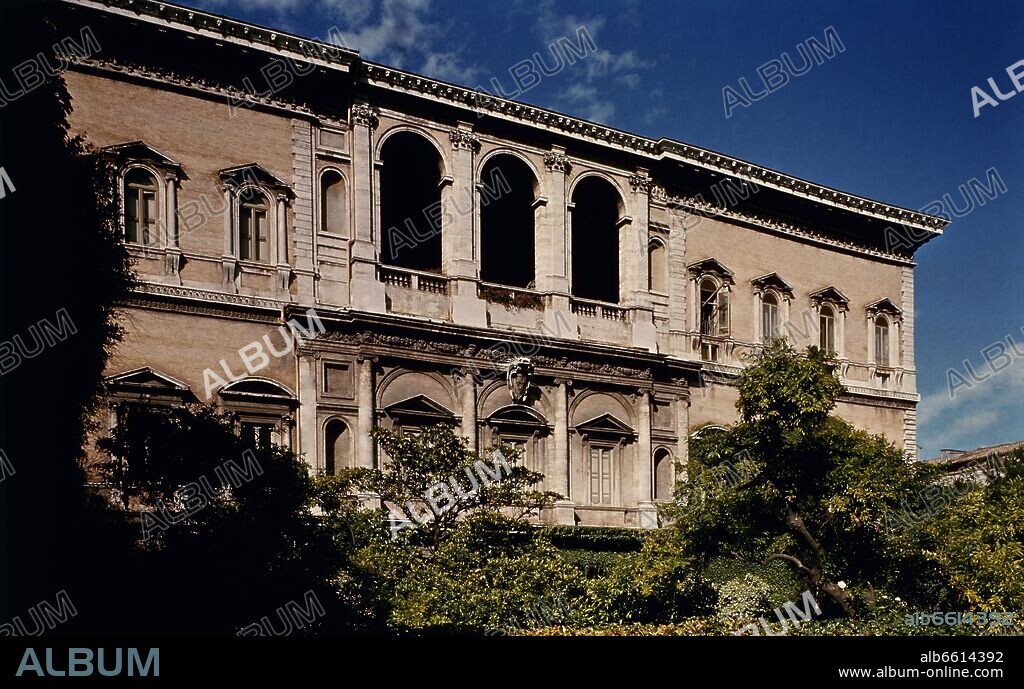 ANTONIO DA SANGALLO (1484-1546). PALACIO FARNESE - SIGLO XVI - RENACIMIENTO ITALIANO.