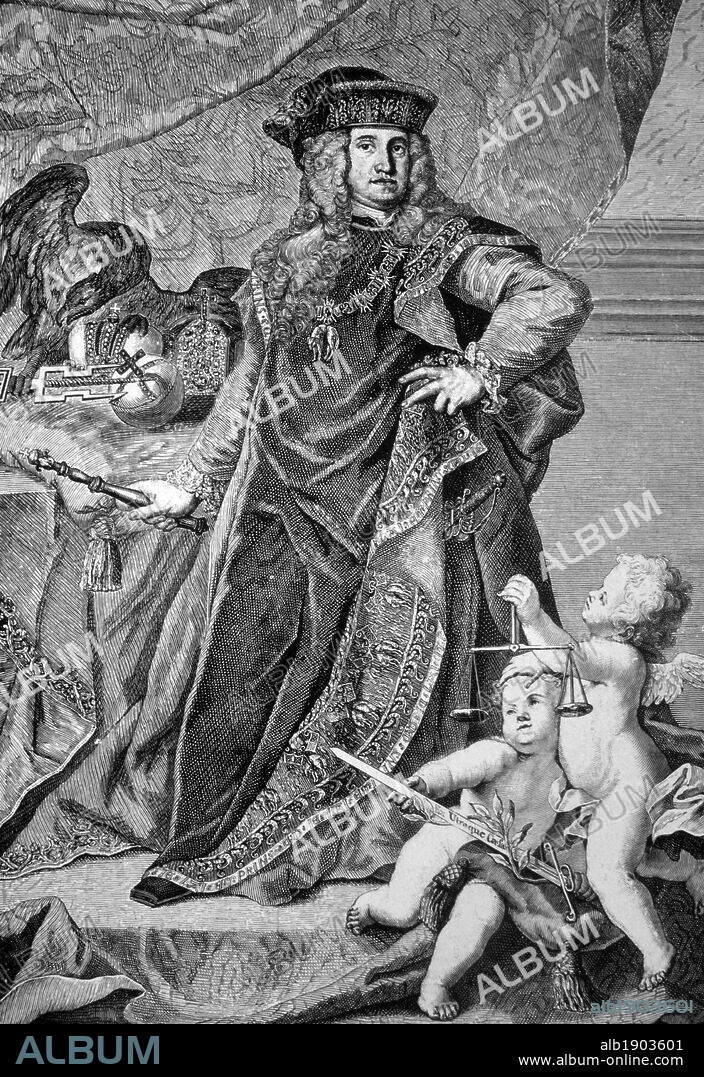 Carlos VI del Sacro Imperio Romano Germánico (1685-1740).
