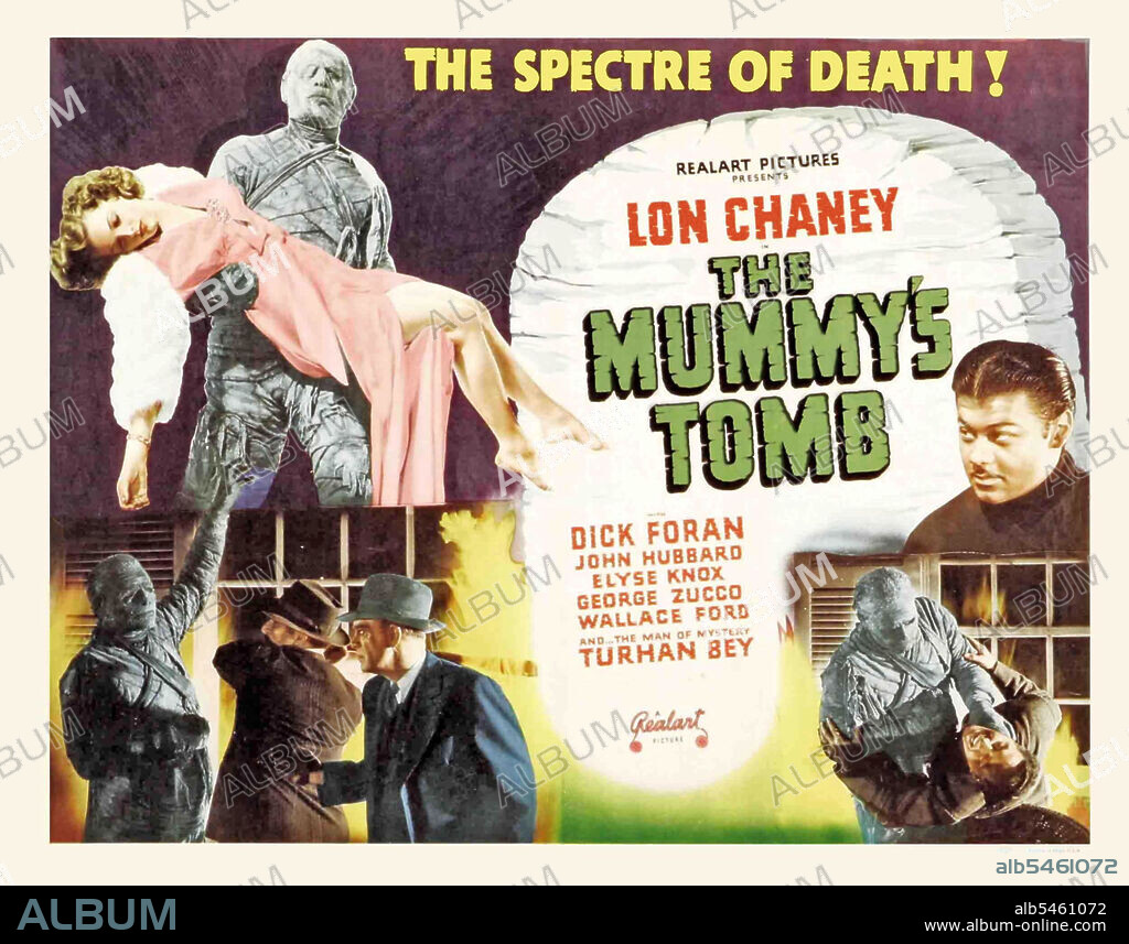 LON CHANEY JR. en LA TUMBA DE LA MOMIA, 1942 (THE MUMMY'S TOMB), dirigida por HAROLD YOUNG. Copyright UNIVERSAL PICTURES.