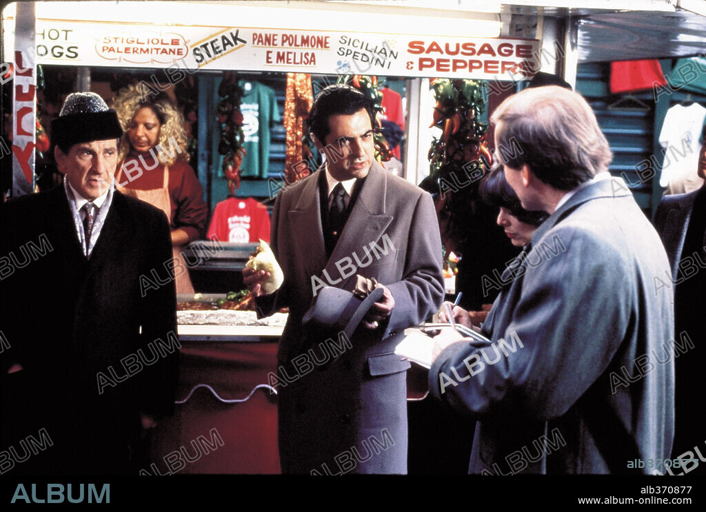 AL PACINO y JOE MANTEGNA en EL PADRINO III, 1990 (THE GODFATHER PART III), dirigida por FRANCIS FORD COPPOLA. Copyright PARAMOUNT PICTURES.