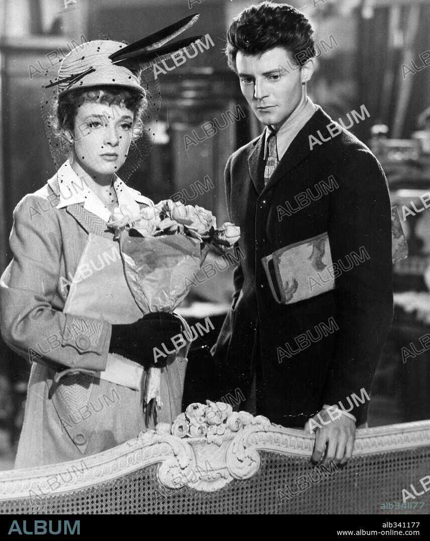 Gérard Philipe and MICHELINE PRESLE. GERARD PHILIPE and MICHELINE PRESLE in DEVIL IN THE FLESH, 1947 (LE DIABLE AU CORPS), directed by CLAUDE AUTANT-LARA. Copyright TRANSCONTINENTAL FILMS.