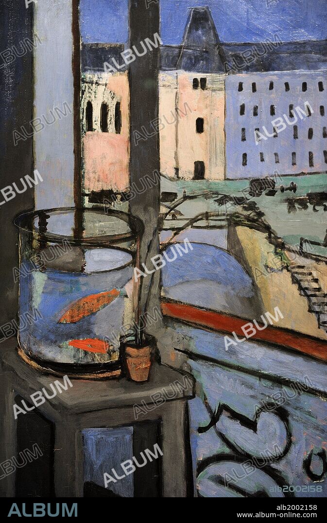 HENRI MATISSE. ARTE S. XX. FRANCIA. MATISSE, Henri (1869-1954). Pintor francés. "Interior with Goldfish de 1914. Centro Pompidou. Museo Nacional de Arte Moderno. París. Francia.