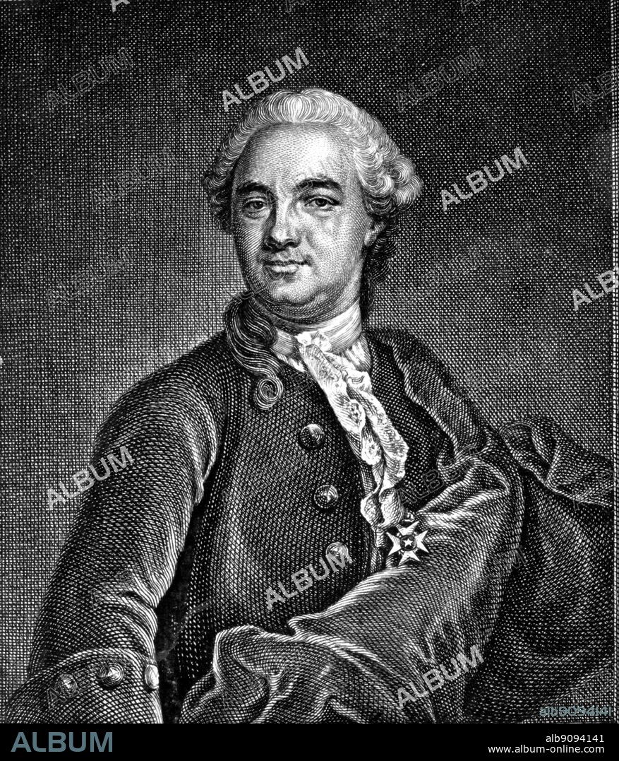 Abraham Back, engraved after a painting by Gustav Lundberg, 1763.
