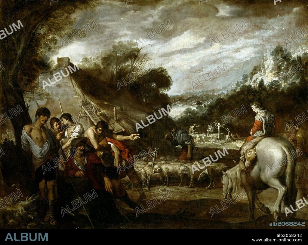 ANTONIO DEL CASTILLO Y SAAVEDRA. Antonio del Castillo Saavedra / 'José y sus hermanos', Hacia 1655, Escuela Española, Óleo sobre Lienzo, 109 cm x 145 cm, P00951.