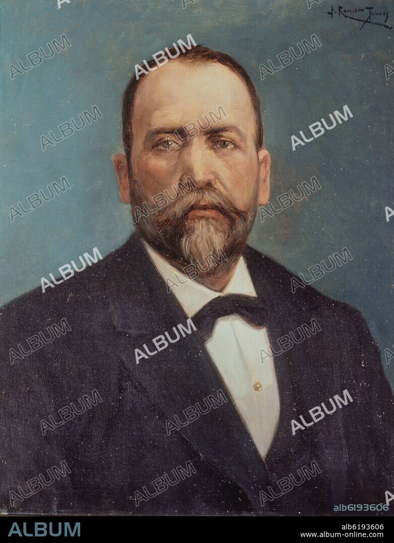 JULIO ROMERO DE TORRES. LUIS AGUILERA Y COCA ( -1915)- RETRATO DE 1905 - ALCALDE DE PORCUNA, en los años 1894 al 95; de 1896 al 98 y de 1899 al 1901 CACIQUE LIBERAL.