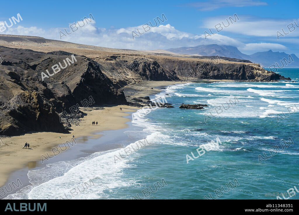 Playa del Viejo Rey, La Pared, Fuerteventura, Canary Islands, Spain, Atlantic, Europe.