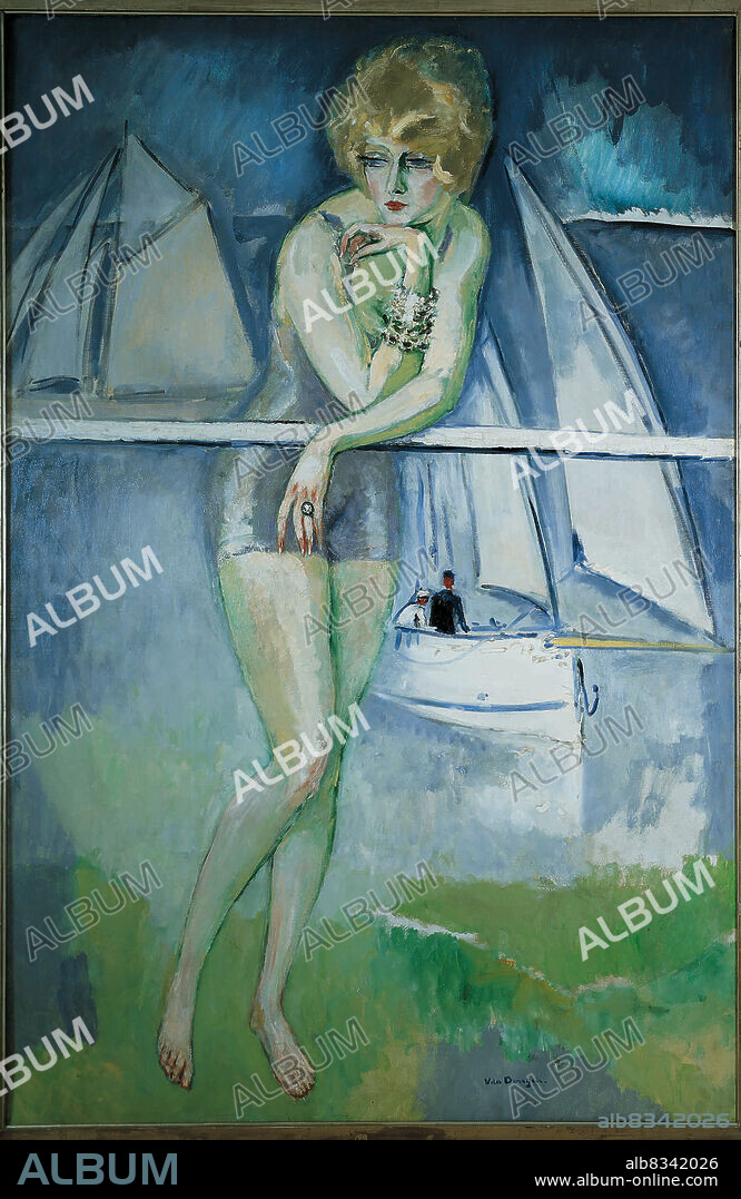 KEES VAN DONGEN. La Baigneuse à Deauville.