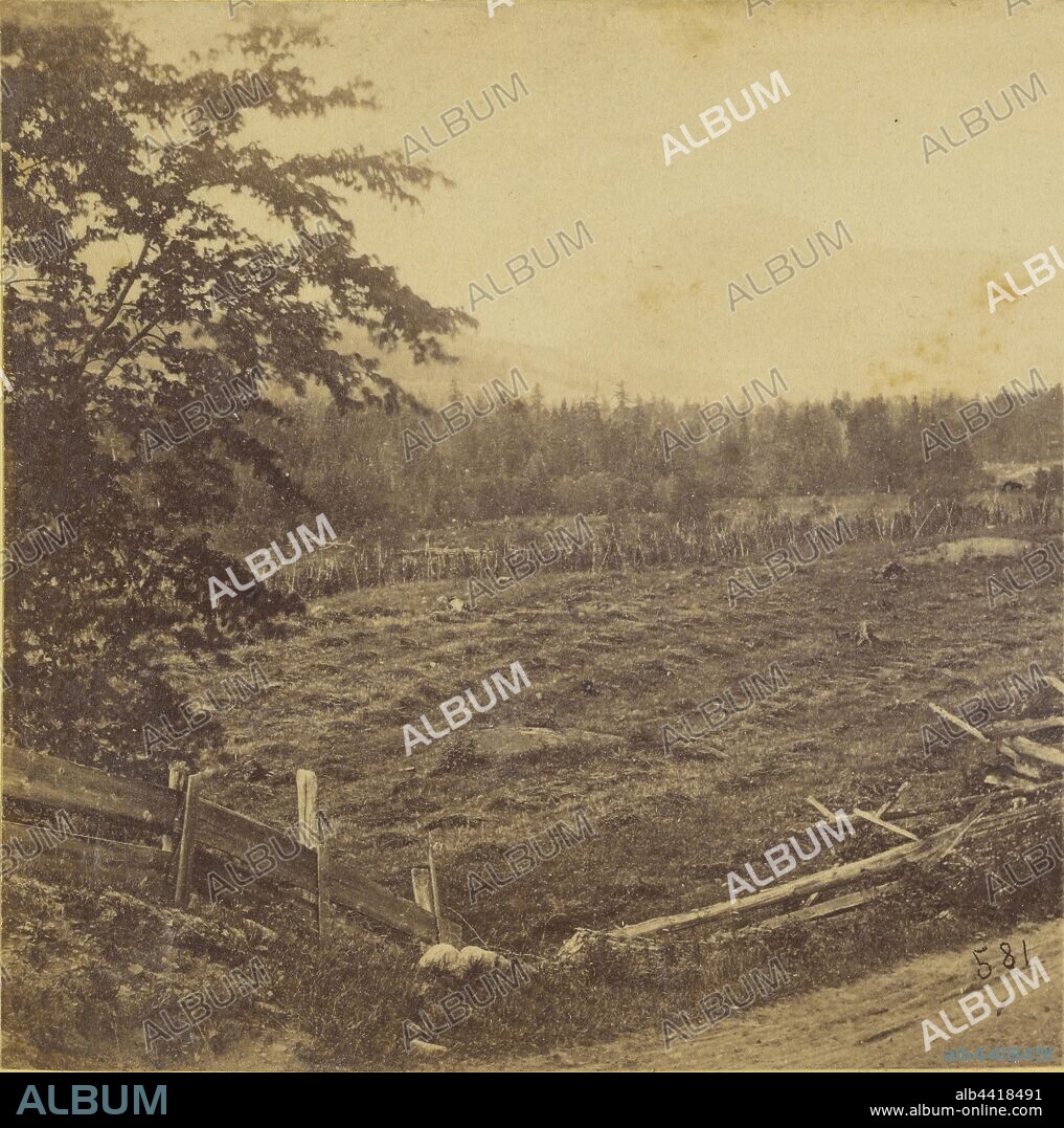 Hills and Dales of New England. View Approaching Willoughby Lake. Indian Head Mountain in the Distance., Franklin Benjamin Gage (American, 1824 - 1874), about 1860, Albumen silver print.