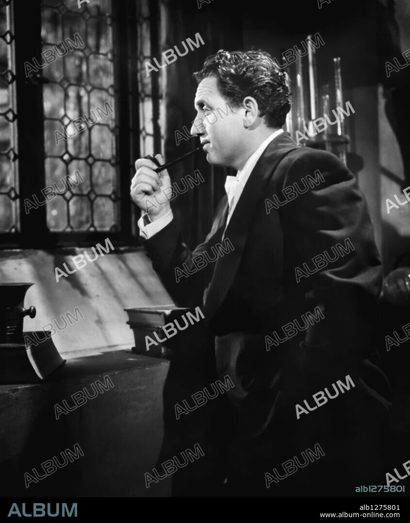TRACY SPENCER. SPENCER TRACY in DR. JEKYLL AND MR. HYDE, 1941, directed by VICTOR FLEMING. Copyright METRO GOLDWYN MAYER.