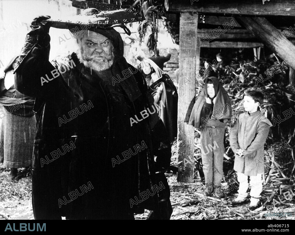 ORSON WELLES en CAMPANADAS A MEDIANOCHE, 1965, dirigida por ORSON WELLES. Copyright INTERNACIONAL FILMS ESPANOLA.