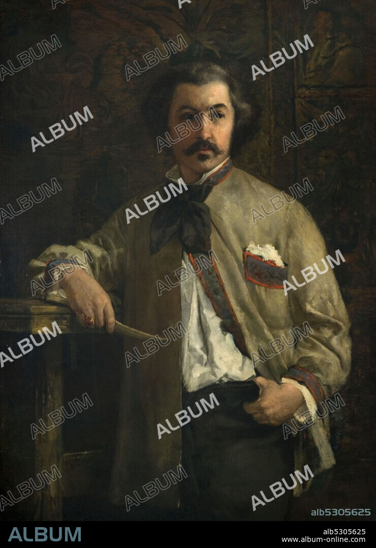 THOMAS COUTURE. Portrait of Antoine Etex (1808-88), 1855.