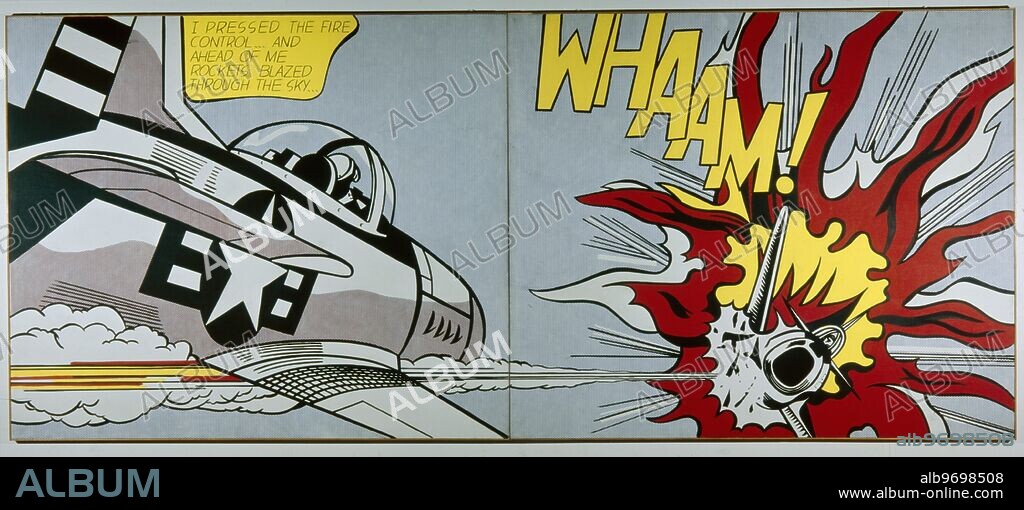 "Wham". A pop art painting by Roy Lichenstein.. Tate Gallery. ©2006 Credit:TopFoto.