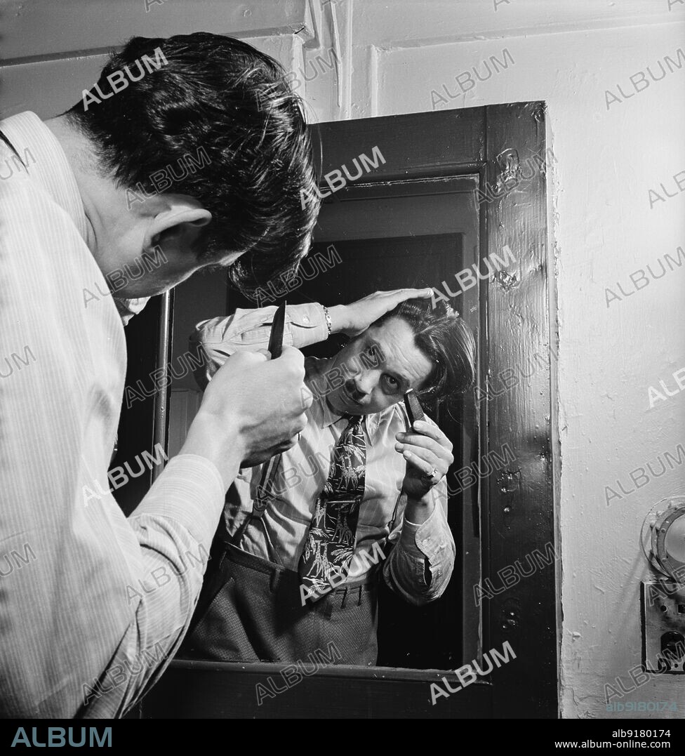 WILLIAM PAUL GOTTLIEB. Portrait of Cab Calloway, Columbia studio, New York, N.Y., ca. Mar. 1947.