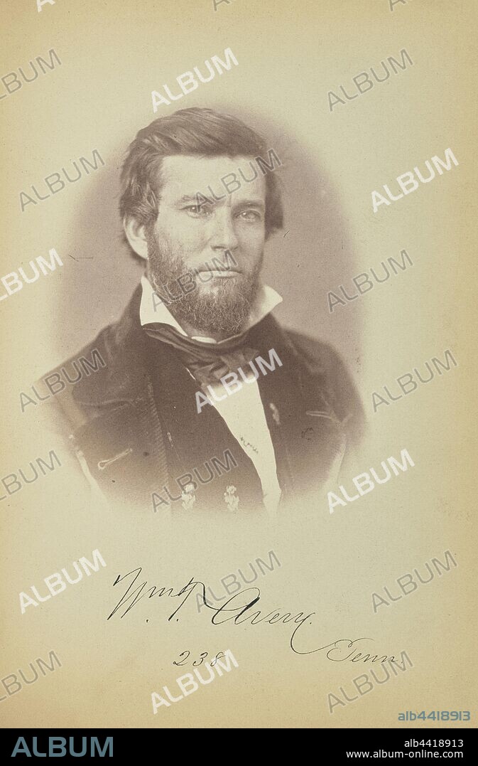William T. Avery, James Earle McClees (American, 1821 - 1887), Julian Vannerson (American, 1827 - after 1875), Washington, District of Columbia, United States, about 1859, Salted paper print, 10.2 × 8.4 cm (4 × 3 5/16 in.).