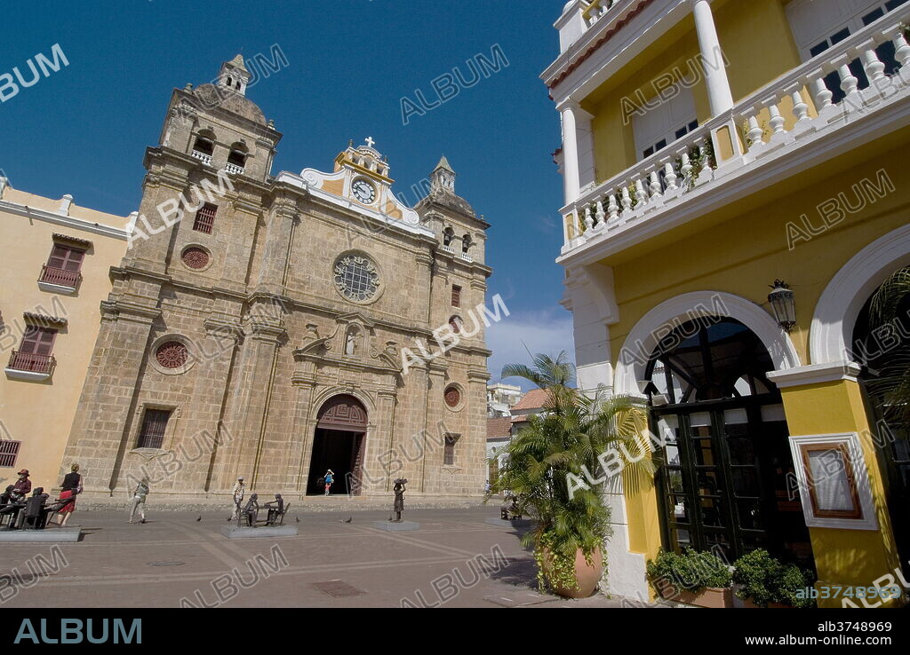 The Walled City (Ciudad Amurallada), UNESCO World Heritage Site, Cartagena, Colombia, South America.