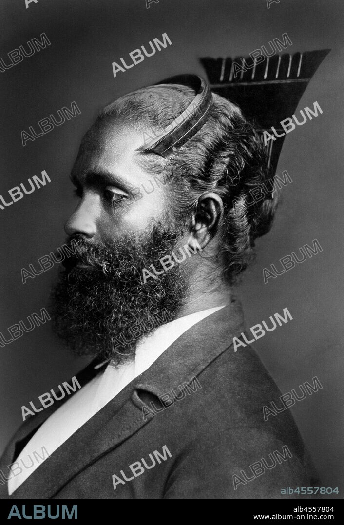 Sri Lanka. Kandy. portrait of a native Sri Lankan man. 1900-10.