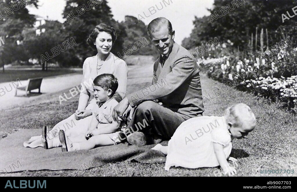 Photographic portrait of Princess Anne and Prince Charles. Anne, Princess Royal (1950-) the second child and only daughter of Queen Elizabeth II and Prince Philip, Duke of Edinburgh. Charles, Prince of Wales (1948-) the heir apparent of Queen Elizabeth II. Dated 20th Century.