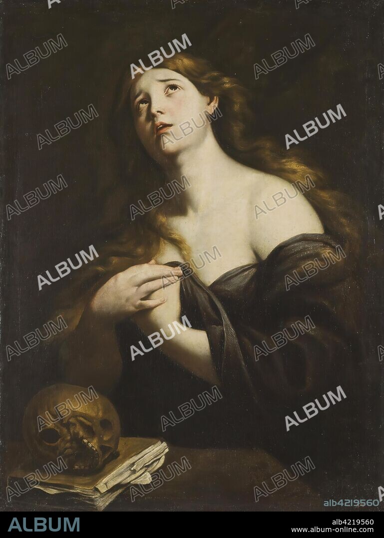 ANDREA VACCARO. 'Repentant Mary Magdalene'. Italy, 1650-1660. Dimensions: 102x76 cm.