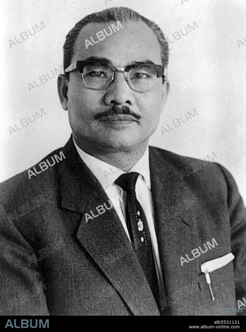 Prince Souphanouvong (July 13, 1909 — January 9, 1995) was, along with his half-brother Prince Souvanna Phouma and Prince Boun Oum of Champasak, one of the 'Three Princes' who represented respectively the communist (pro-Vietnam), neutralist, and royalist political factions in Laos. He was the figurehead President of Laos from December 1975 to August 1991. Nicknamed 'The Red Prince', he became the figurehead leader of the Lao People's Revolutionary Party, and upon its successful seizure of power in 1975, he became the first President of the Lao People's Democratic Republic (and President of the Supreme People's Assembly), a position which he held until his retirement in 1986.