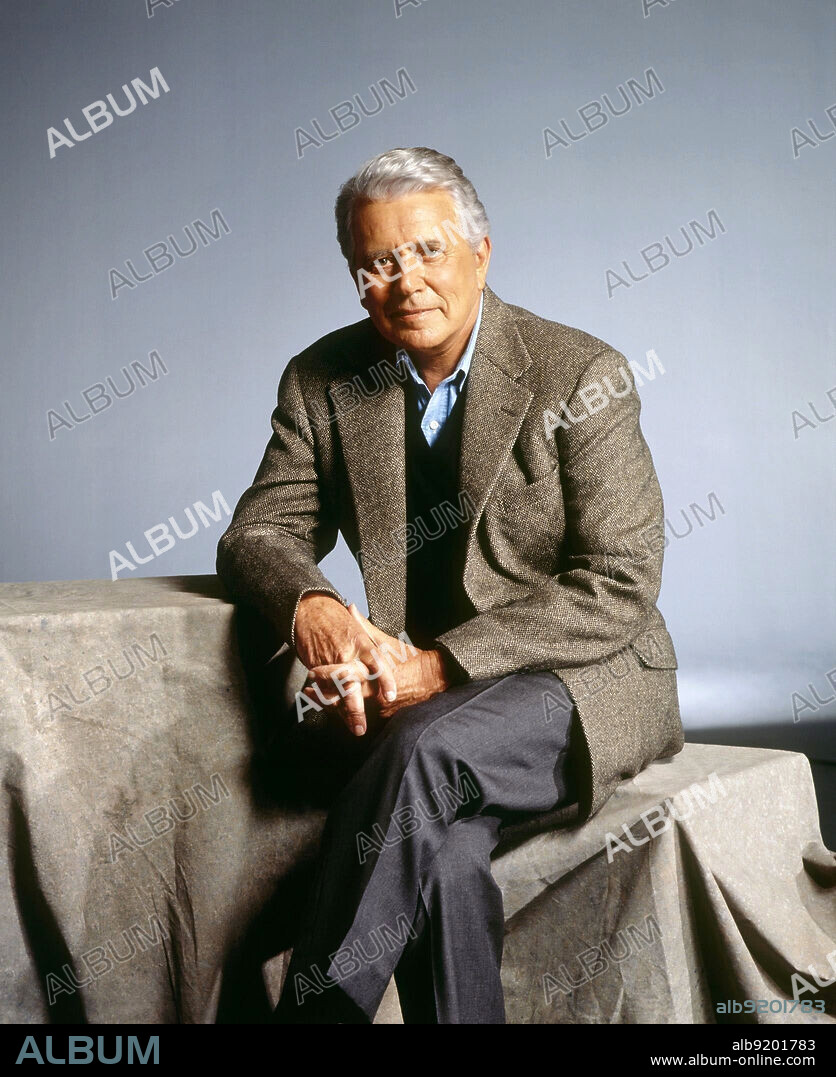 JOHN FORSYTHE in DYNASTY: THE REUNION, 1991, directed by IRVING J. MOORE. Copyright Aaron Spelling Productions.