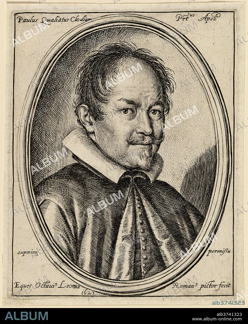 OTTAVIO LEONI. Paolus Qualiatus Clodianus. Dated: 1623. Medium: engraving.