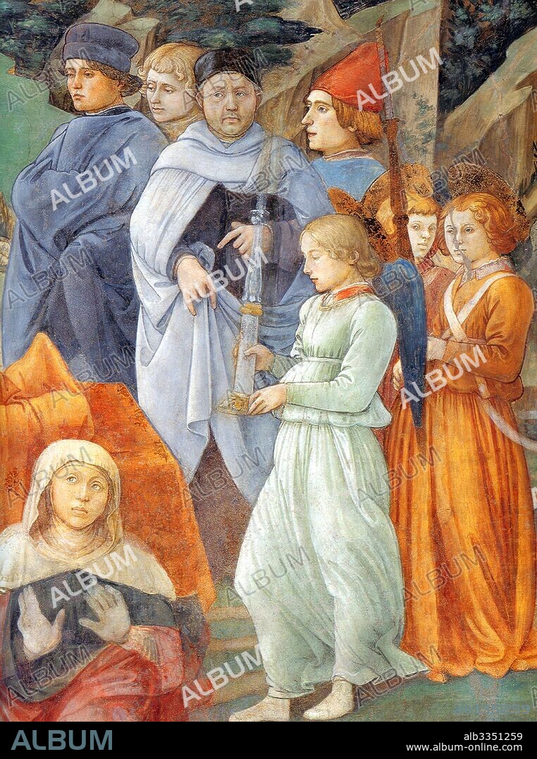 FRA FILIPPO LIPPI. Self Portrait (Detail of the Fresco from the Duomo di Spoleto).