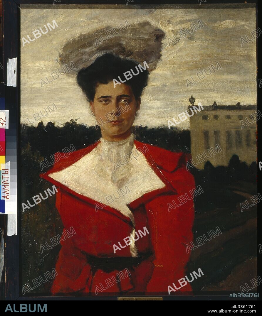 LEON BAKST. Portrait of Grand Duchess Elena Vladimirovna of Russia (1882-1957).