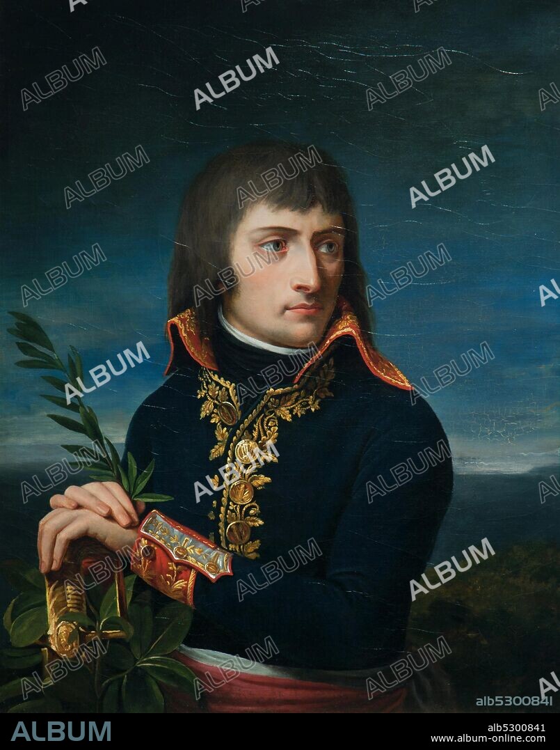 Andrea Appiani 1754-1817. Portrait of General Napoléon Bonaparte. 1796-1798. oil painting on canvas cm 82 x 64,5.
