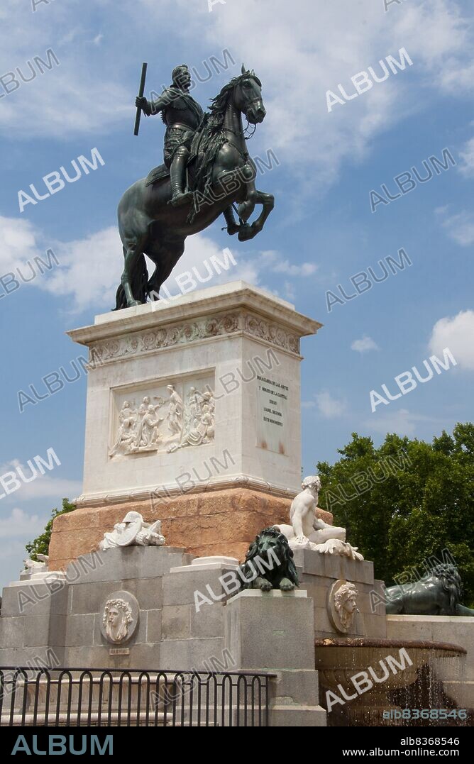 Philip IV of Spain (8 April 1605 17 September 1665) was King of Spain (as Philip IV in Castile and Philip III in Aragon) and Portugal as Philip III (Filipe III). He ascended the thrones in 1621 and reigned in Spain until his death and in Portugal until 1640. Philip is remembered for his patronage of the arts, including such artists as Diego Velázquez, and his rule over Spain during the Thirty Years' War.<br/><br/>. On the eve of his death in 1665, the Spanish Empire had reached approximately 12.2 million square kilometers (4.7 million square miles) in area but in other respects was in decline, a process to which Philip contributed with his inability to achieve successful domestic and military reform.