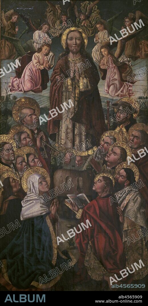 Ascensión. Siglo XVI. Escuela castellana. Óleo sobre madera. Museo de las Peregrinaciones y de Santiago. Santiago de Compostela. Provincia de La Coruña. Galicia. España.