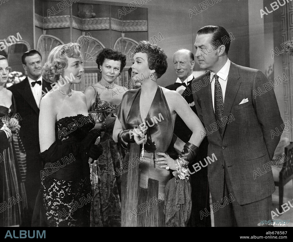 JANE WYMAN and RAY MILLAND in LET'S DO IT AGAIN, 1953, directed by ALEXANDER HALL. Copyright COLUMBIA PICTURES.