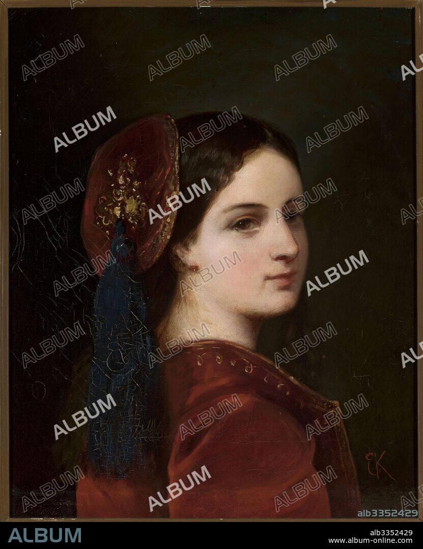 ELZBIETA KRASINSKA. Portrait of Countess Katarzyna Potocka (1825-1907), née Branicka.