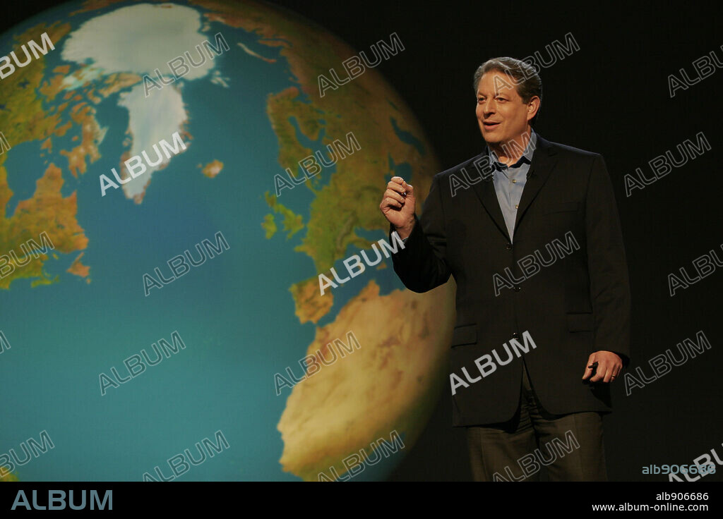 AL GORE en UNA VERDAD INCÓMODA, 2006 (AN INCONVENIENT TRUTH), dirigida por DAVIS GUGGENHEIM. Copyright LAWRENCE BENDER PROD./ PARTICIPANT PROD.