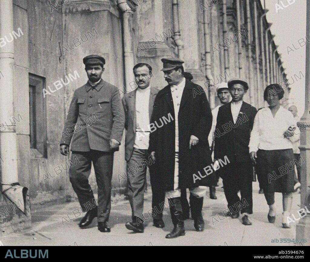 GEORGY GRIGORYEVICH PETRUSOV. Joseph Stalin and Vyacheslav Molotov, Kremlin, Moscow.