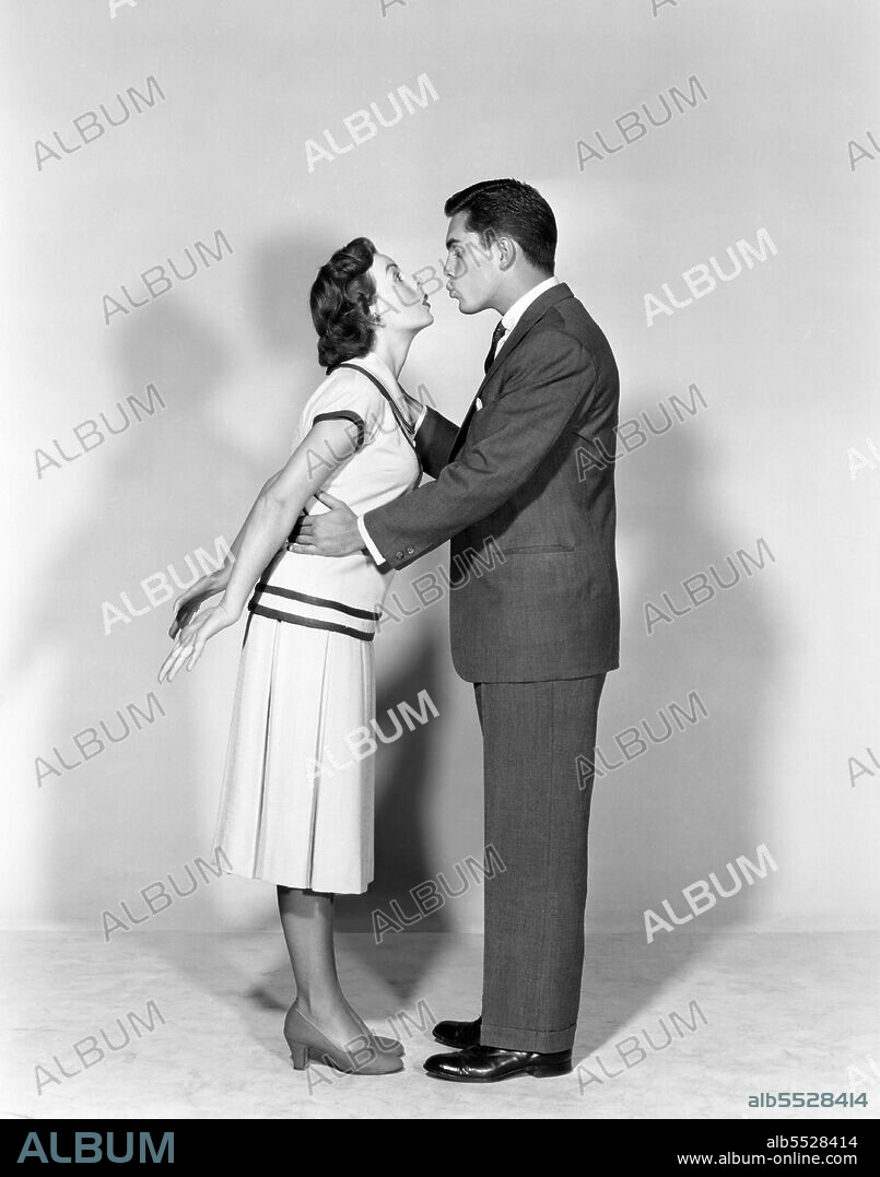 Jeanne Crain, Jeffrey Hunter, Publicity Portrait for the Film, "Belles on their Toes", 20th Century-Fox, 1952.